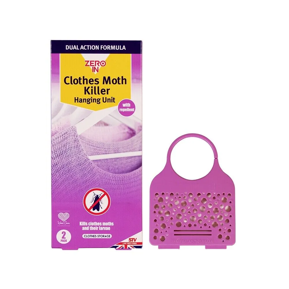 Zero In Clothes Moth Killer - Spray /  Balls / Powder / Traps